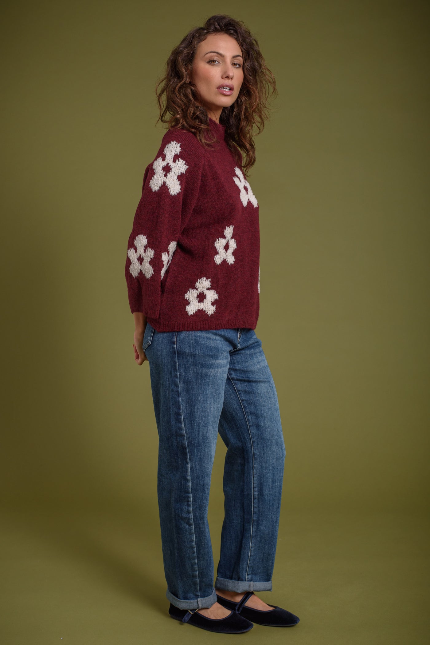 Jersey Catalina Burdeos