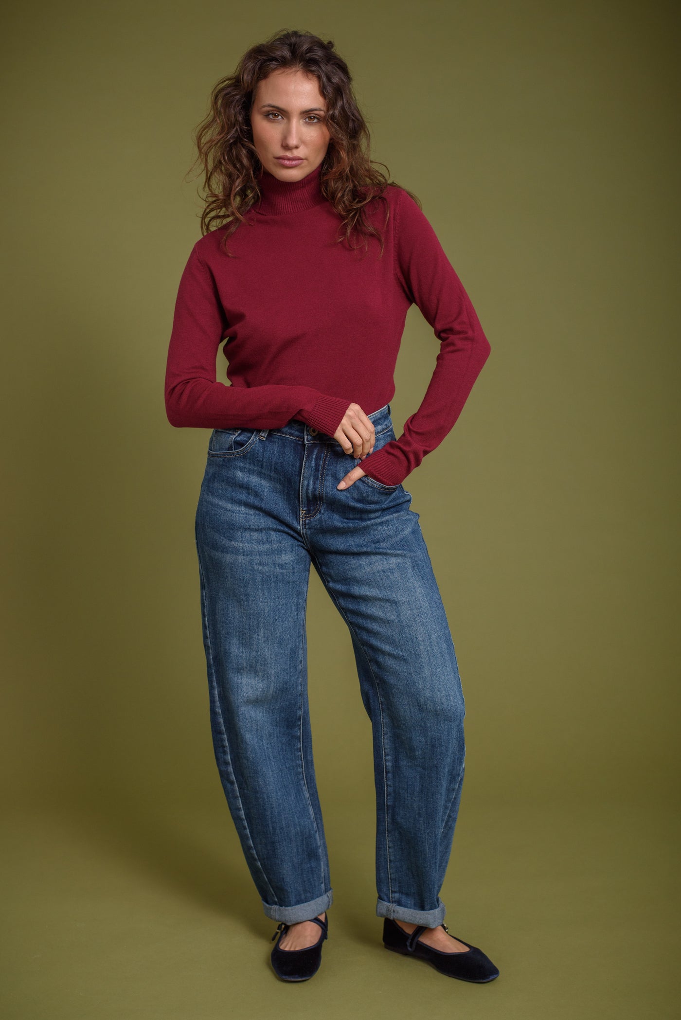 Jersey Poppy Burdeos