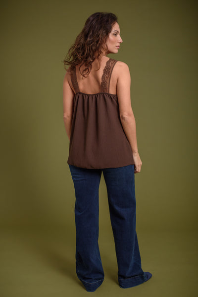 Top Lencero Rita Chocolate