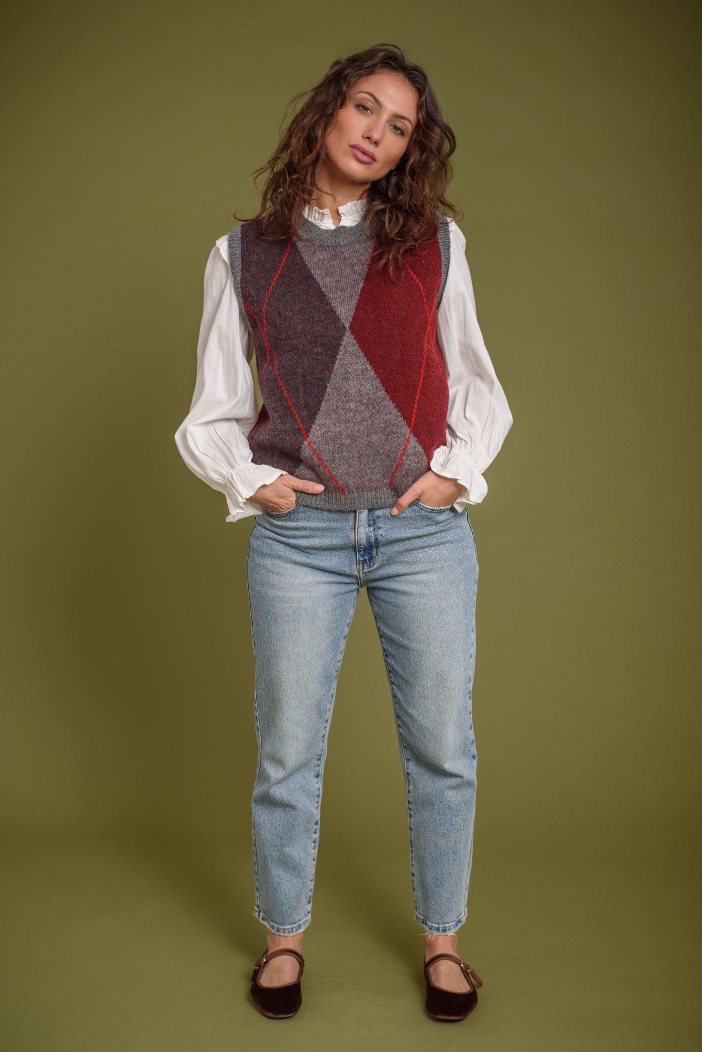 Chaleco Belly Burdeos