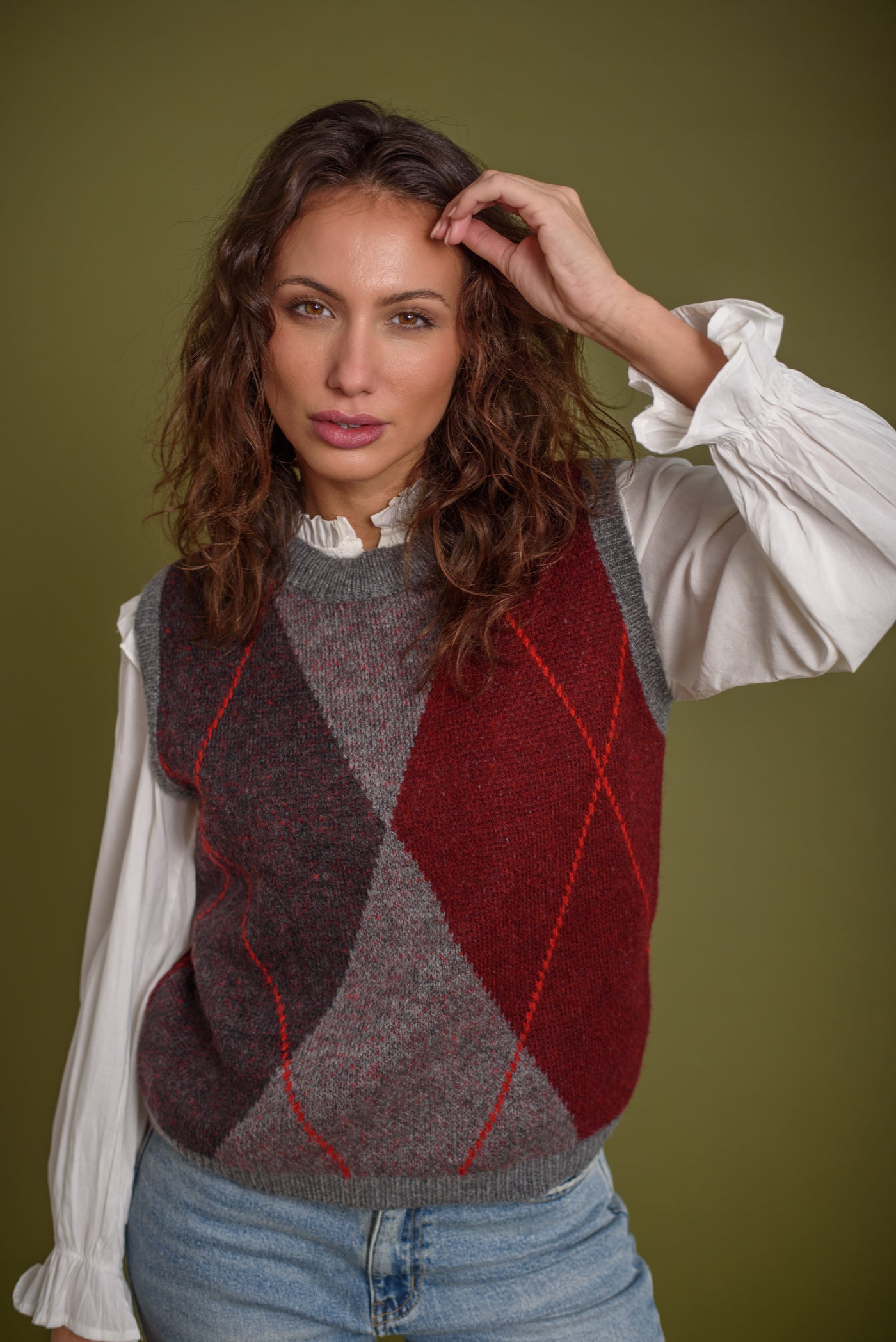 Chaleco Belly Burdeos