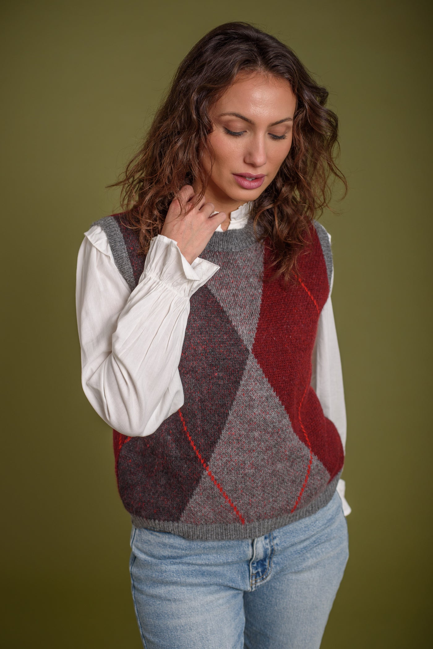 Chaleco Belly Burdeos