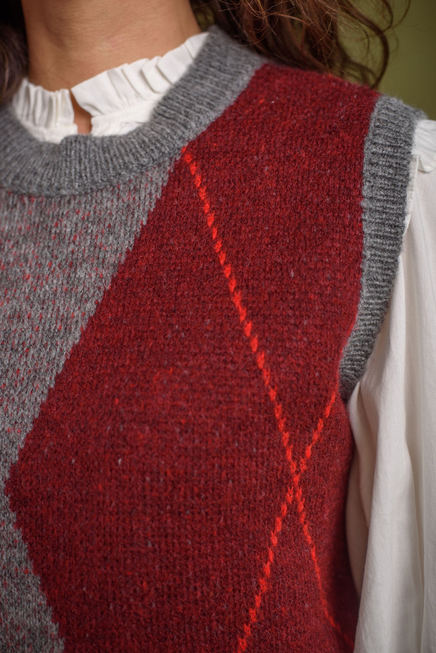 Chaleco Belly Burdeos