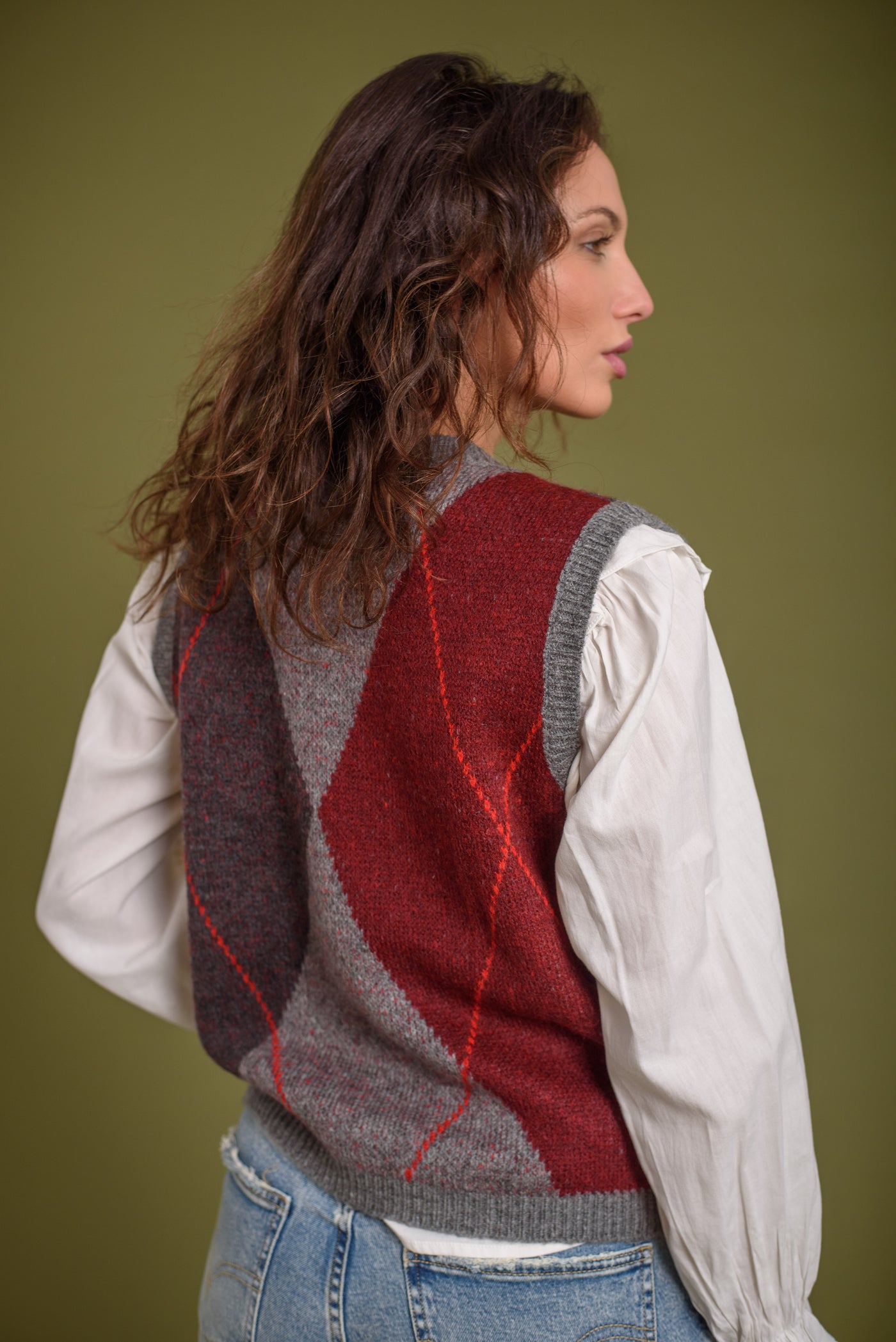 Chaleco Belly Burdeos