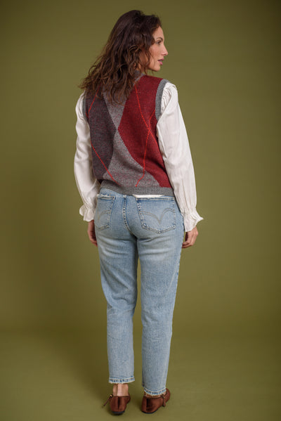 Chaleco Belly Burdeos