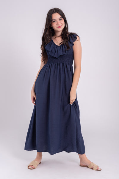 Vestido India Marino