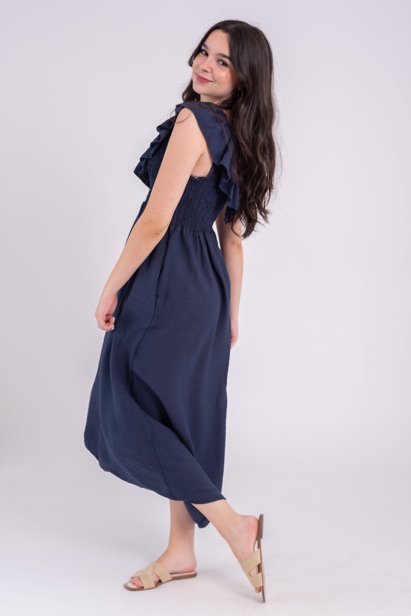 Vestido India Marino