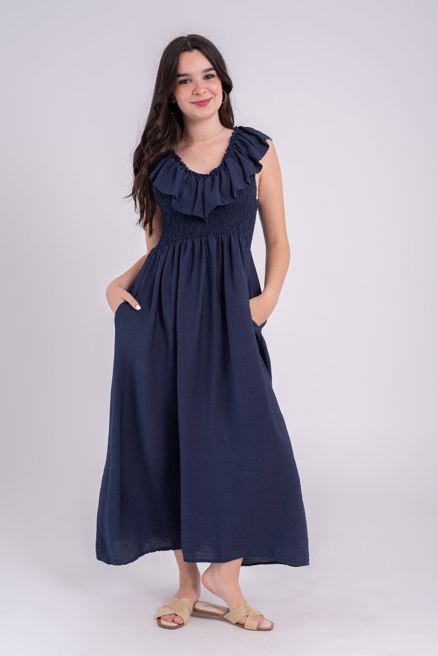 Vestido India Marino
