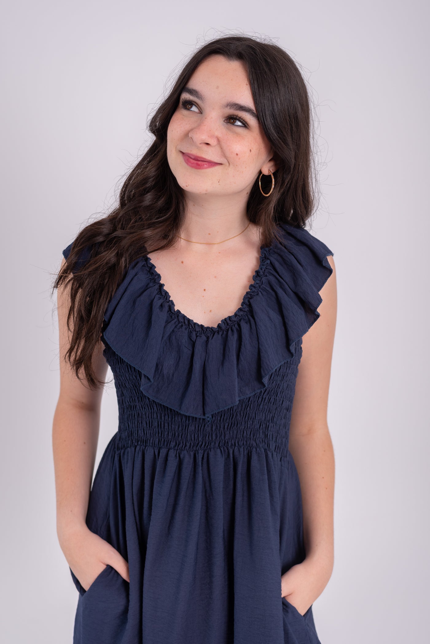 Vestido India Marino